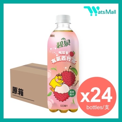 碧泉 - 單叢茶葉(鴨屎香)有氣荔枝茶飲品 500ML (1X24)