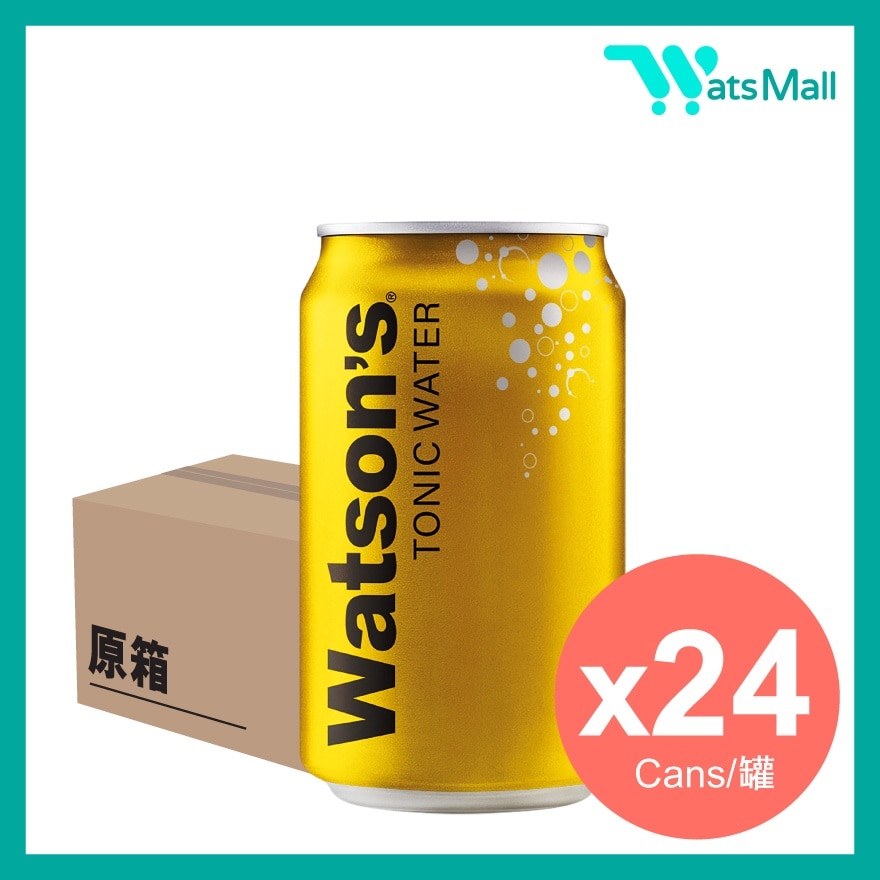 屈臣氏 湯力水 330毫升 (24罐)