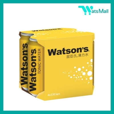 Watson's - Tonic Water 330ML (4 cans)