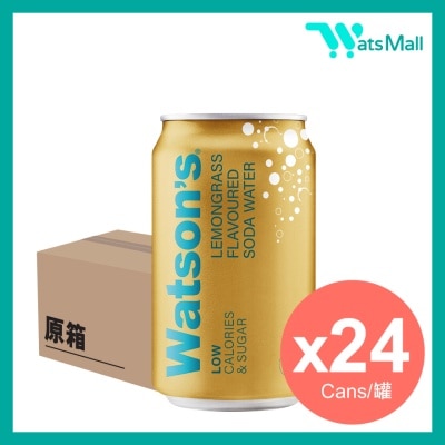 屈臣氏 檸檬草味蘇打水 330毫升 (24罐)