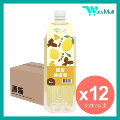 源自生活 - 陳皮檸檬蜜飲品1升 (12支)