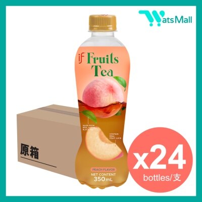 IF Peach Black Tea Drink 350mL (24 bottles)