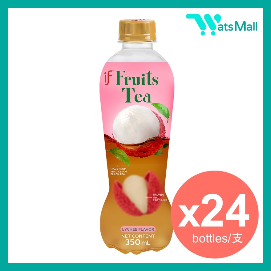 IF Lychee Black Tea Drink 350ML (24 bottles)