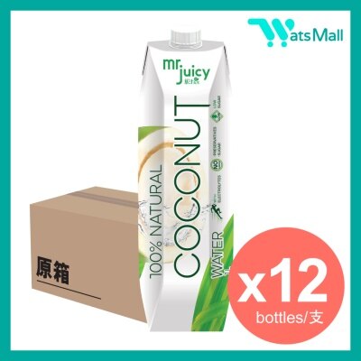 Mr. Juicy 100% Coconut Water 1L (12 packs )