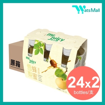 菓汁先生 蜂蜜雪梨果汁飲品 250毫升 (24支x2)