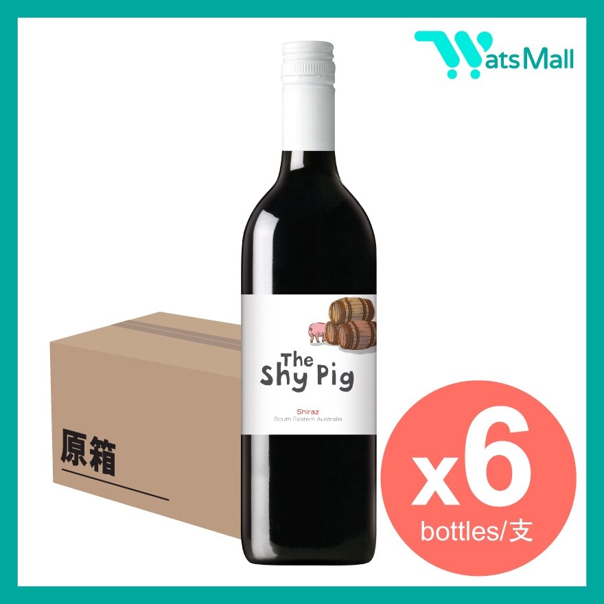 THE SHY PIG 西拉紅酒 750毫升 (6支)