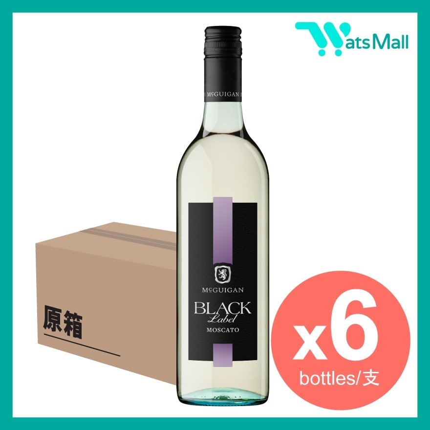 McGUIGAN 黑標莫斯卡托白酒750毫升 (6支)
