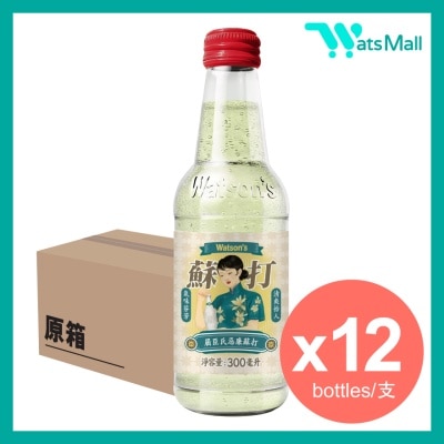 屈臣氏 - 忌廉蘇打300毫升 (12支)
