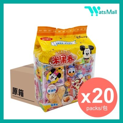 AJITENKA 蛋黃味脆脆米果卷 140克 (20件)