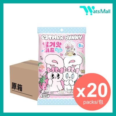 AJITENKA 艾絲樂小兔草莓味星星泡芙附禮品 6克 (1X20)