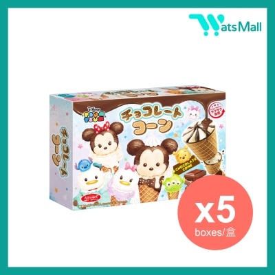 AJITENKA 迪士尼朱古力味爆漿甜筒 56克 (5盒)