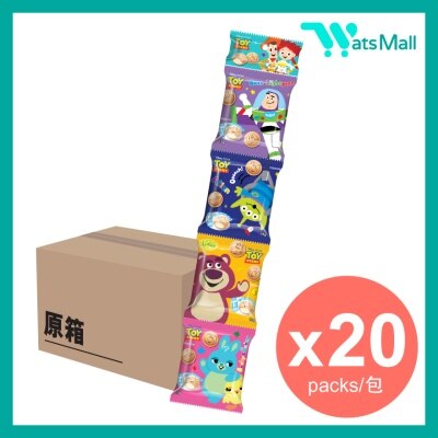 AJITENKA 反斗奇兵牛奶味夾心餅 15克 4連包 X20