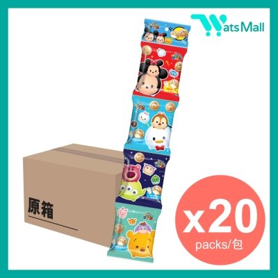 AJITENKA 迪士尼Tsum Tsum豆乳味夾心餅 15克 4連包 X20