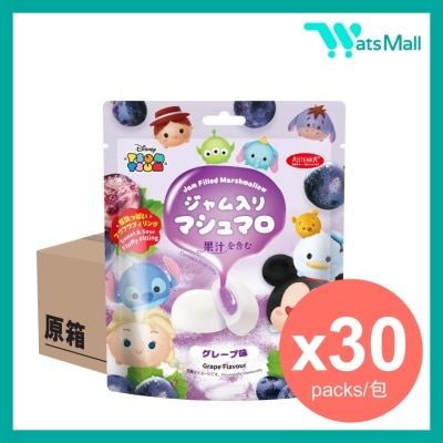 AJITENKA 迪士尼Tsum Tsum提子味夾心棉花糖 50克 (30包)