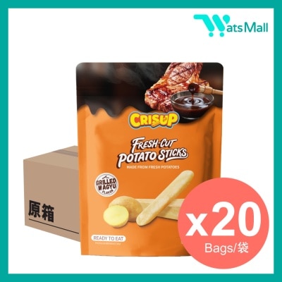 Crisup - Potato Sticks Grilled Wagyu Flavor 100G (20bags)
