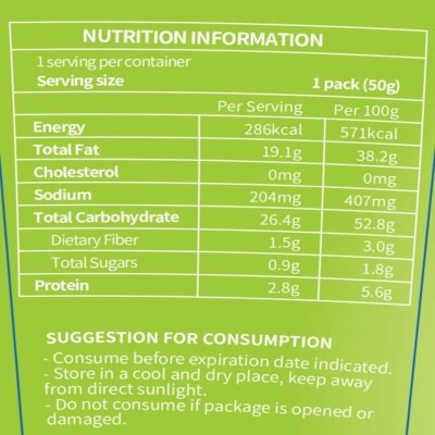 Crisup  Potato Sticks Sour Cream & Onion Flavor 50G (20cups)