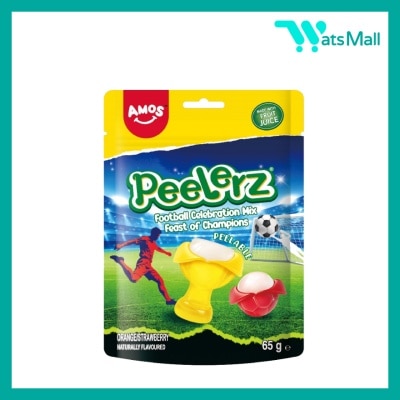 Amos - Peelerz獎盃及足球造型剝皮軟糖65克