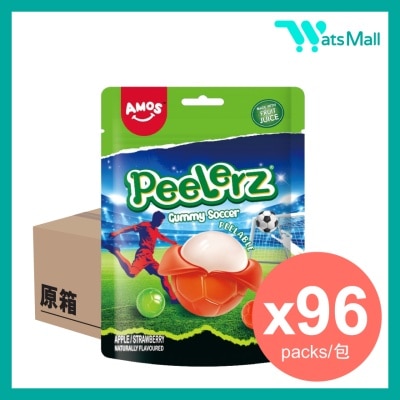 Amos - Peelerz足球造型剝皮軟糖65克 (96包) 