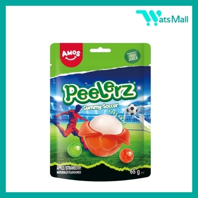 Amos - Peelerz足球造型剝皮軟糖65克