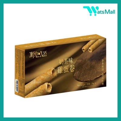 源自生活 奶茶味雞蛋卷 70克 (1盒)