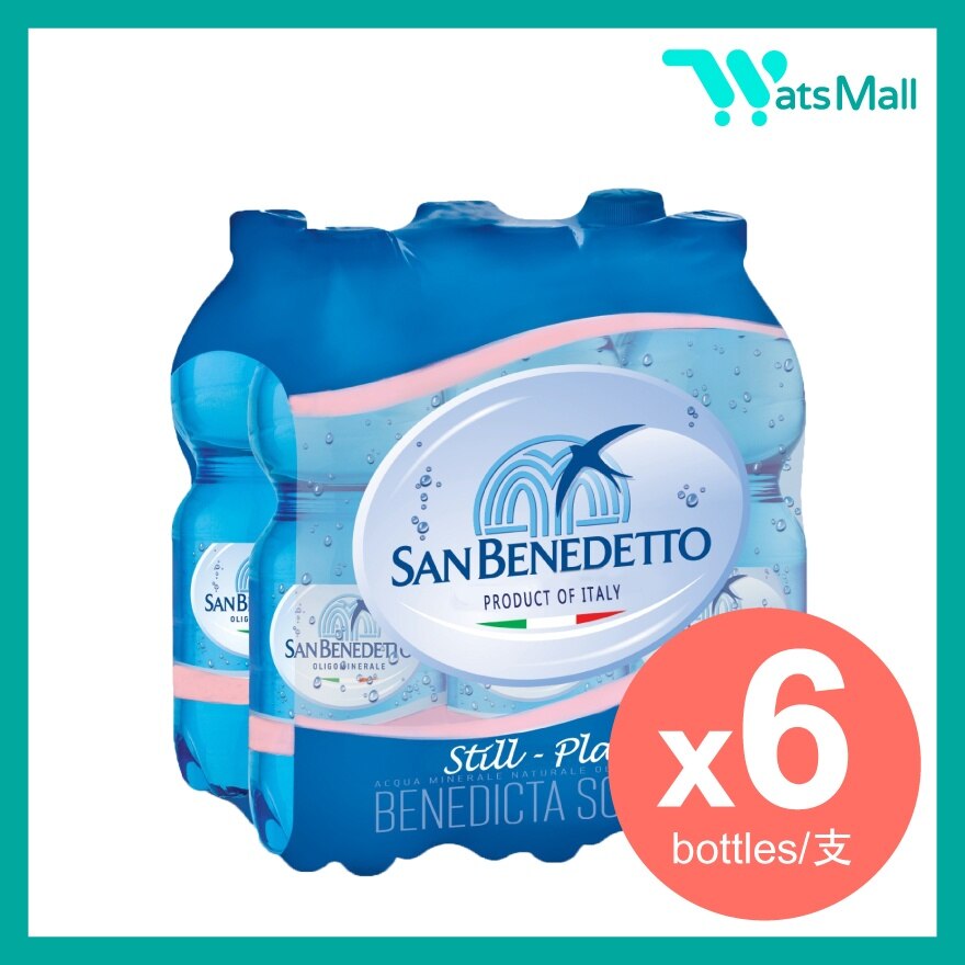 San Benedetto Mineral Water with sparkling 1.5L (6 bottles)