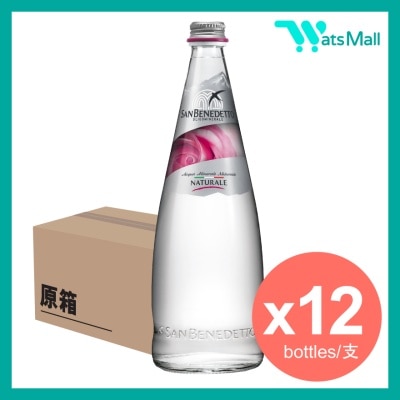 聖碧濤 - 天然礦泉水(無氣) (玻璃樽) 750毫升 (12支)