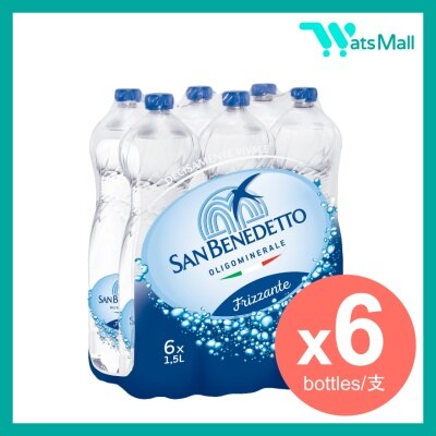 San Benedetto Natual Mineral Water 1.5L (6 bottles)