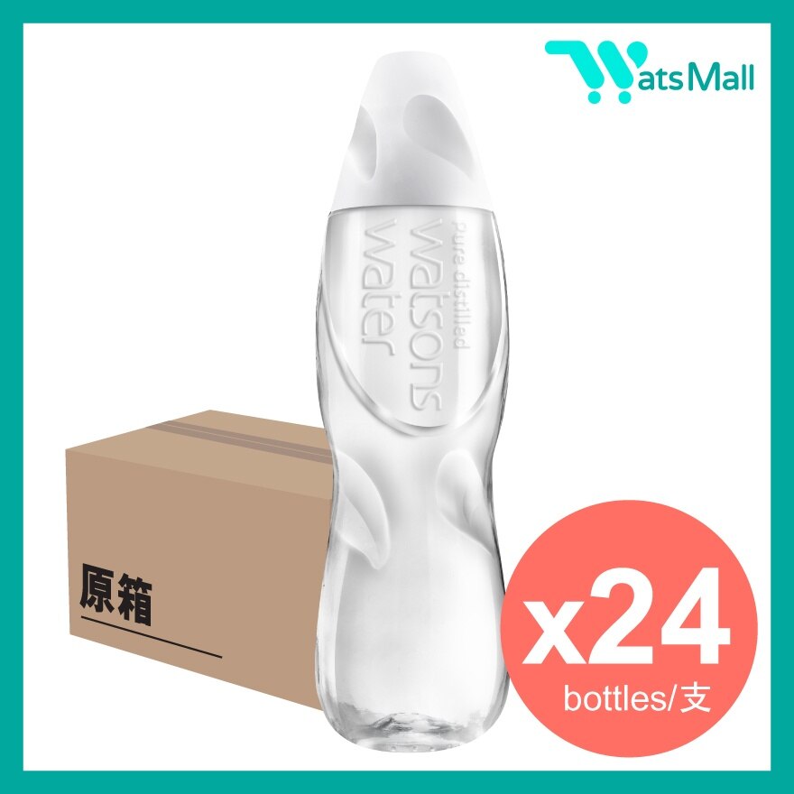 Watsons Water Sleeveless Distilled Water 500ML (24 bottles)