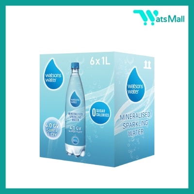Watsons  - 礦物質有氣水 1升 (6支) 