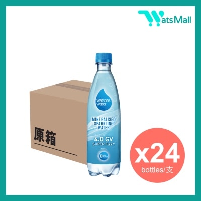 屈臣氏 - 礦物質有氣水 500毫升 (24支)