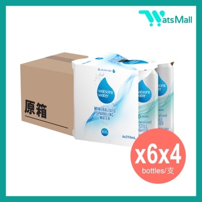 屈臣氏 - 礦物質有氣水 310毫升 (6罐x4)