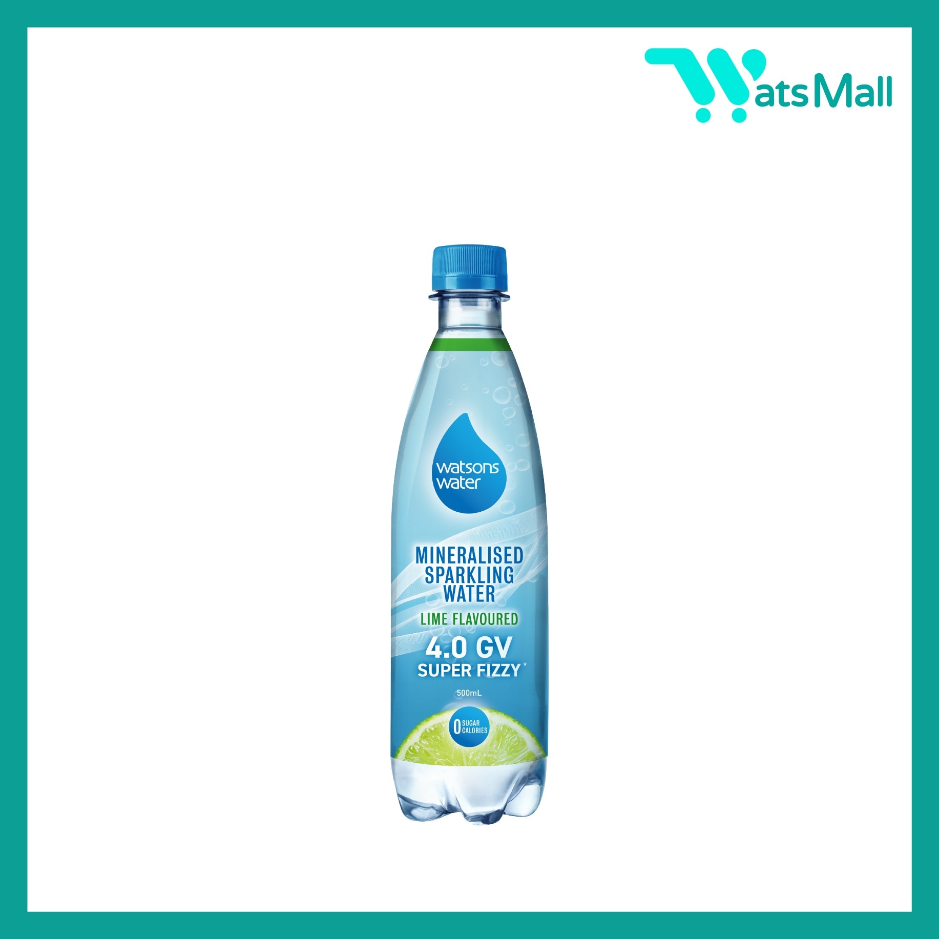 屈臣氏 礦物質有氣水 (青檸味) 500毫升 (24支)