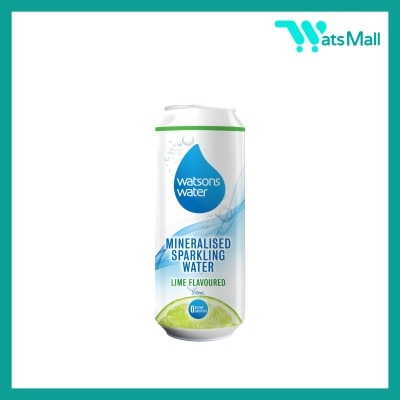 屈臣氏 礦物質有氣水 (青檸味) 310毫升 (6罐x4)