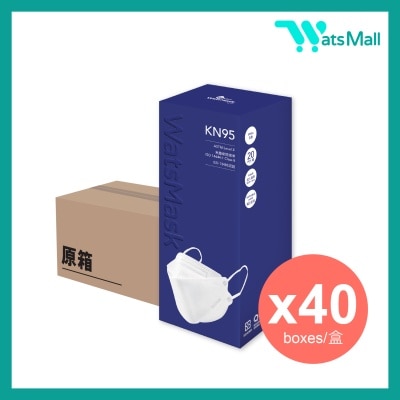 WatsMask ASTM 3 KN95立體防護口罩 20個