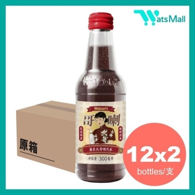 屈臣氏 - 哥喇汽水 300毫升 (12X2支) 