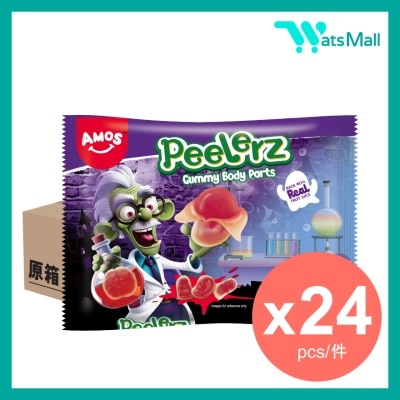 Amos Peelerz身體部位造型剝皮軟糖 (樹莓及草莓味) 200g (24包) image