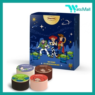 Häagen-Dazs - [電子禮券] Toy Story 雪糕月餅 (4個)