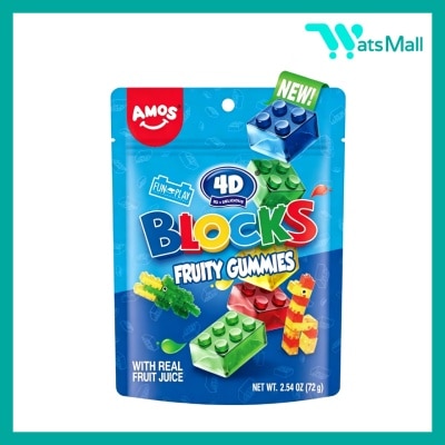 Amos 4D Blocks Gummy 72G image