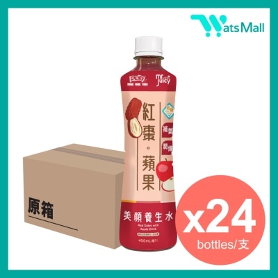 菓汁先生X鴻福堂 - 紅棗蘋果飲品400毫升 (24支)