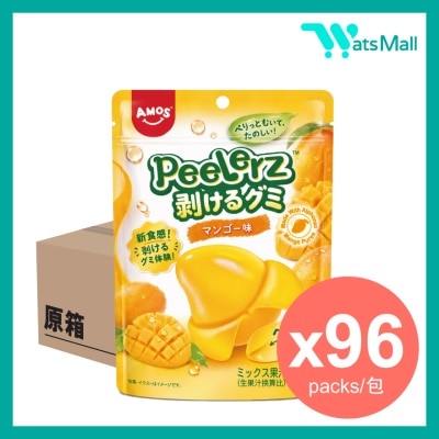Amos Peelerz Alphonso Mango Flavoured Gummy 65G (96 packs) image