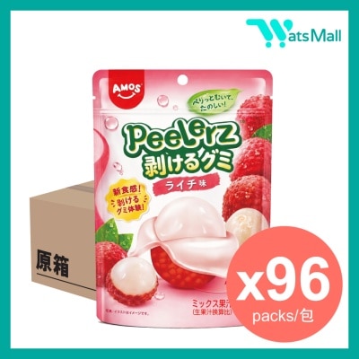 Amos Peelerz Lychee Flavoured Gummy 65G (96 packs) image