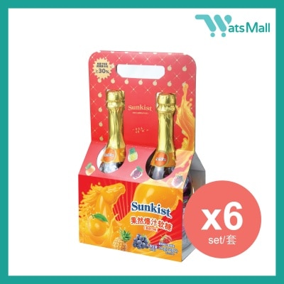 新奇士 - 果然爆汁軟糖香檳瓶禮盒套裝 (雜果味) 312克 (6套)