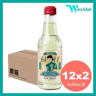 屈臣氏 - 忌廉蘇打300毫升 (12X2支)